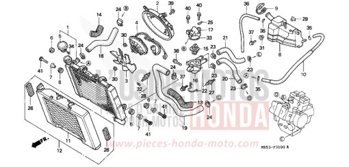 RADIATEUR VF750CS de 1995